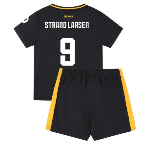 Wolves Rodrigo Gomes #19 Segunda Equipación Niños 2024-25 Manga Corta (+ Pantalones cortos)